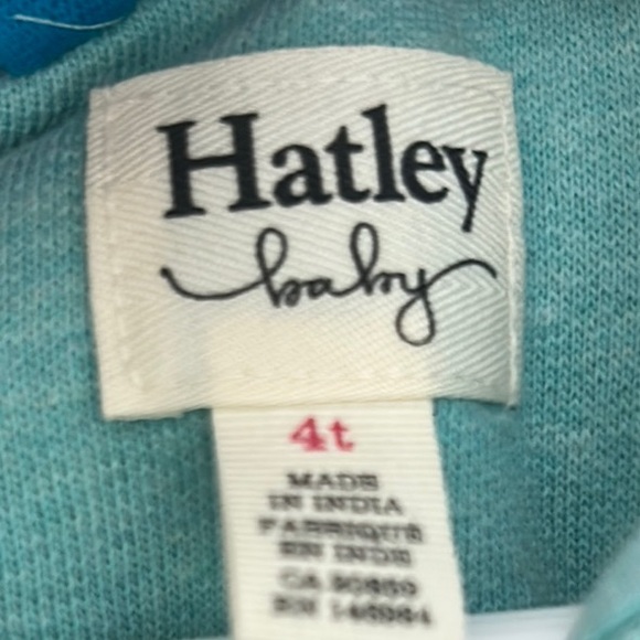 Hatley Aqua Hoodie with Shark Logo, size 4T - Picture 5 of 5